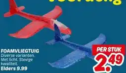 Dekamarkt Foamvliegtuig aanbieding