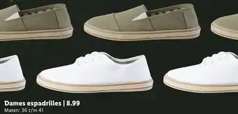 Lidl Dames espadrilles aanbieding
