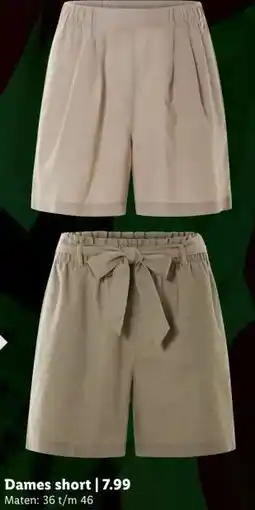 Lidl Dames short aanbieding
