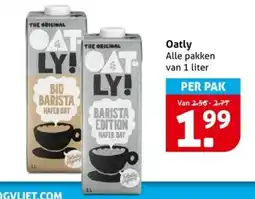 Hoogvliet Oatly aanbieding
