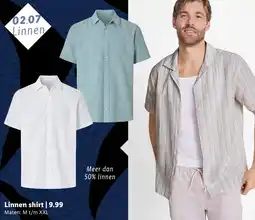 Lidl Linnen shirt aanbieding