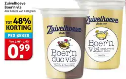 Hoogvliet Zuivelhoeve Boer'n vla aanbieding