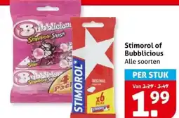Hoogvliet Stimorol of Bubblicious aanbieding