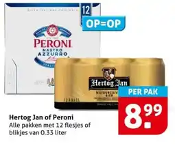 Hoogvliet Hertog Jan of Peroni aanbieding