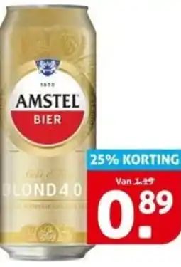 Hoogvliet AMSTEL BLOND 4.0 aanbieding