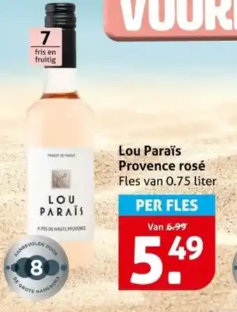 Hoogvliet Lou Paraïs Provence rosé aanbieding