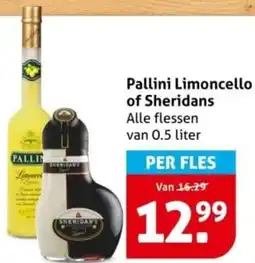 Hoogvliet Pallini Limoncello of Sheridans aanbieding