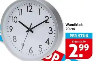 Hoogvliet Wandklok aanbieding