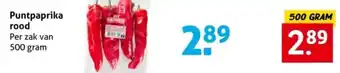 Hoogvliet Puntpaprika rood aanbieding
