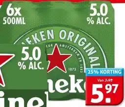 Hoogvliet Heineken pils aanbieding