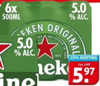 Hoogvliet Heineken pils aanbieding