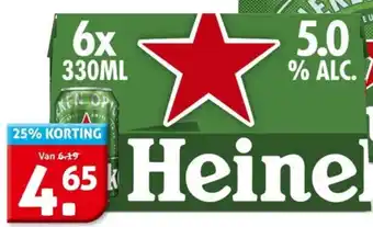 Hoogvliet Heineken pils aanbieding