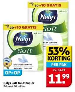 Hoogvliet Nalys Soft toiletpapier aanbieding