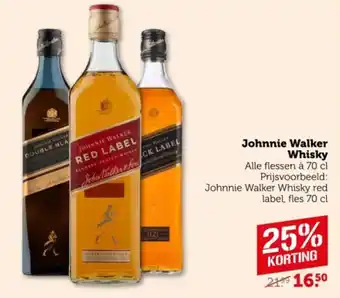 Coop Johnnie Walker Whisky red aanbieding
