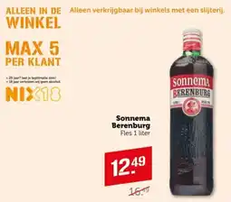 Coop Sonnema Berenburg aanbieding