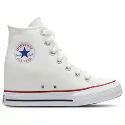 Foot Locker Converse Ctas Wedge Dames Schoenen - Wit - Maat: 40 - Canvas - Foot Locker aanbieding