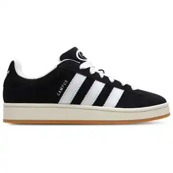 Foot Locker Adidas Campus Heren Schoenen - Zwart - Maat: 40 2/3 - Suède - Foot Locker aanbieding