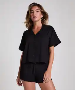Hunkemoller Hunkemöller Shorts Velours Zwart aanbieding