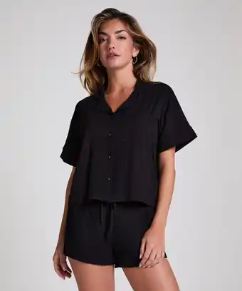 Hunkemoller Hunkemöller Shorts Velours Zwart aanbieding