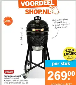 Albert Heijn GRILLGURU Kamado compact aanbieding