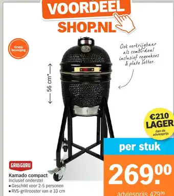 Albert Heijn GRILLGURU Kamado compact aanbieding