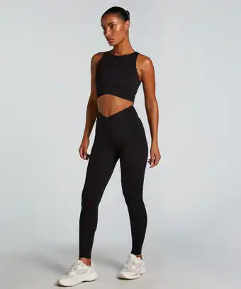 Hunkemoller Hunkemöller HKMX sportlegging met hoge taille Zwart aanbieding