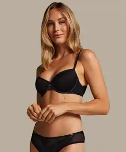 Hunkemoller Hunkemöller Voorgevormde push-up beugel bh Essential Zwart aanbieding