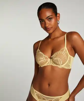 Hunkemoller Hunkemöller Niet-voorgevormde beugel bh Sali Geel aanbieding