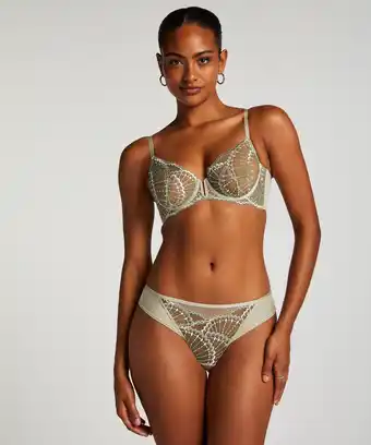 Hunkemoller Hunkemöller Brazilian Sali Groen aanbieding