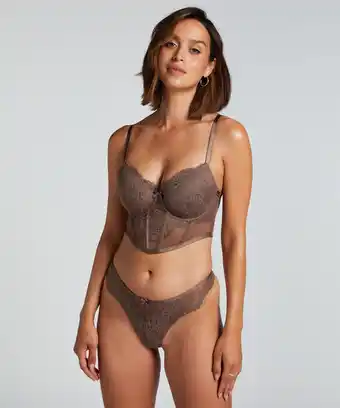 Hunkemoller Hunkemöller String Arabella Bruin aanbieding
