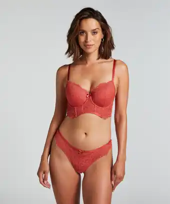 Hunkemoller Hunkemöller String Arabella Rood aanbieding