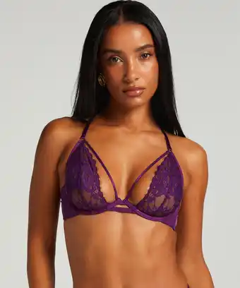 Hunkemoller Hunkemöller Niet-voorgevormde beugel bh Cinnamon Paars aanbieding