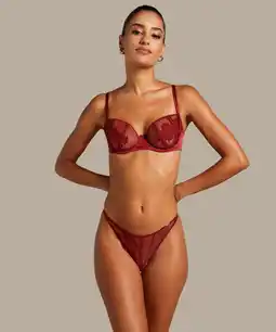 Hunkemoller Hunkemöller String Ember Rood aanbieding