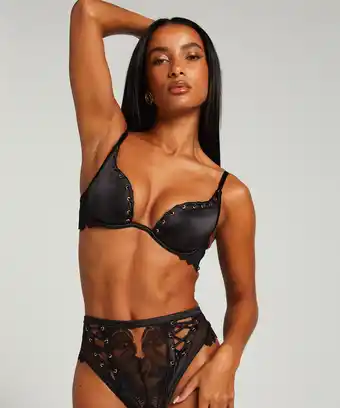 Hunkemoller Hunkemöller Voorgevormde beugel bh Cierra Zwart aanbieding