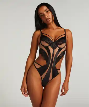 Hunkemoller Hunkemöller Body Nisha Zwart aanbieding