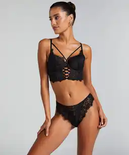 Hunkemoller Hunkemöller Brazilian Char Zwart aanbieding
