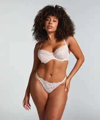 Hunkemoller Hunkemöller String Sally Roze aanbieding