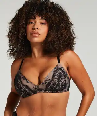 Hunkemoller Hunkemöller Voorgevormde bh zonder beugel Daphne Zwart aanbieding