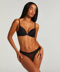 Hunkemoller Hunkemöller String Astra Zwart aanbieding