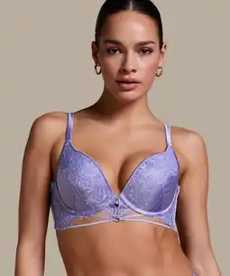 Hunkemoller Hunkemöller Voorgevormde push-up beugel bh Charlie Paars aanbieding