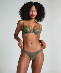 Hunkemoller Hunkemöller String Shae Groen aanbieding