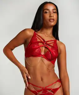 Hunkemoller Hunkemöller Niet-voorgevormde beugel bh Chayna Rood aanbieding
