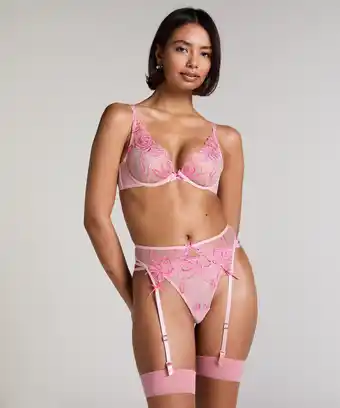 Hunkemoller Hunkemöller Jarretel Beau Roze aanbieding