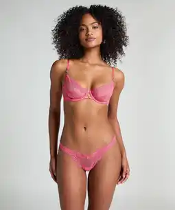 Hunkemoller Hunkemöller String Shae Roze aanbieding