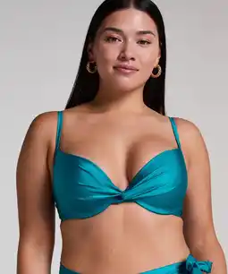 Hunkemoller Hunkemöller Bikinitop Aqua Groen aanbieding