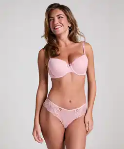 Hunkemoller Hunkemöller Brazilian Amy Heart Roze aanbieding