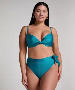 Hunkemoller Hunkemöller Bikinibroekje Aqua Groen aanbieding