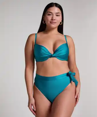 Hunkemoller Hunkemöller Bikinibroekje Aqua Groen aanbieding