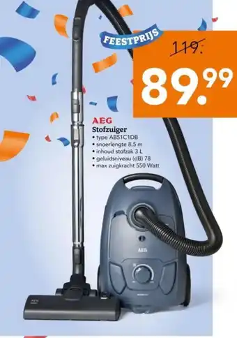 Blokker AEG Stofzuiger aanbieding