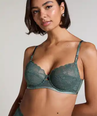 Hunkemoller Hunkemöller Niet-voorgevormde beugel bh Sophia Groen aanbieding